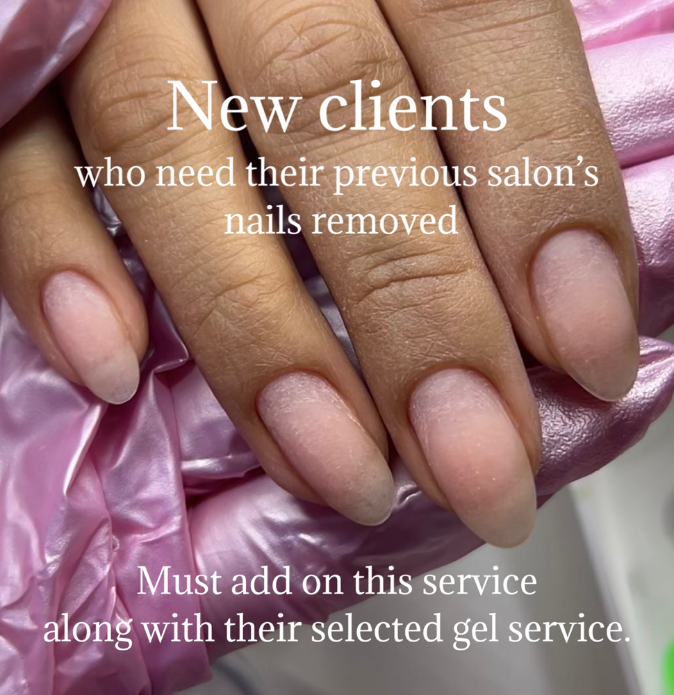 Soak Off/Removal (new clients)