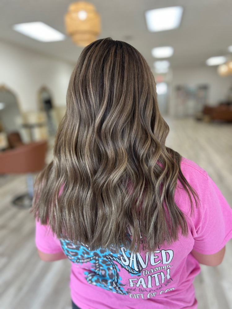Highlights and Root Retouch