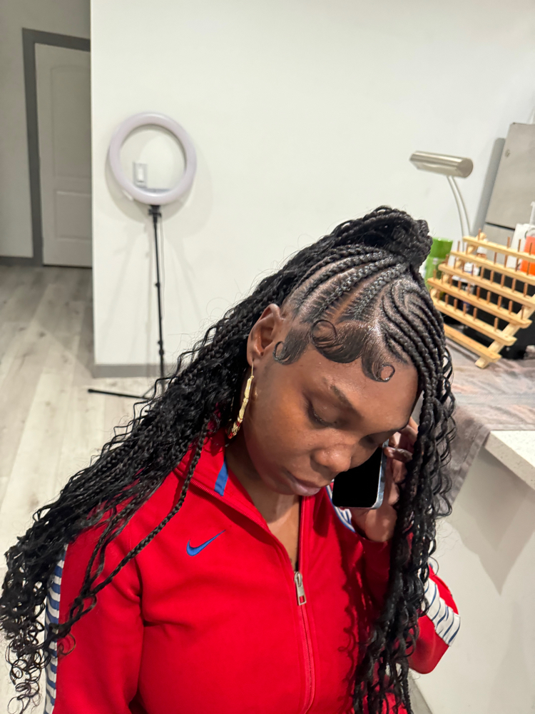 French Braided Ponytail
