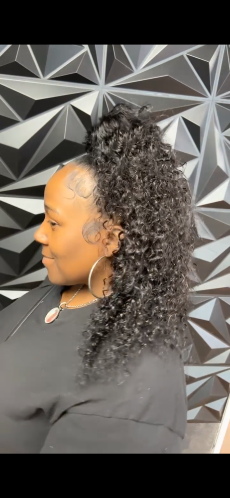 Half Up Half Down ( Quick Weave )