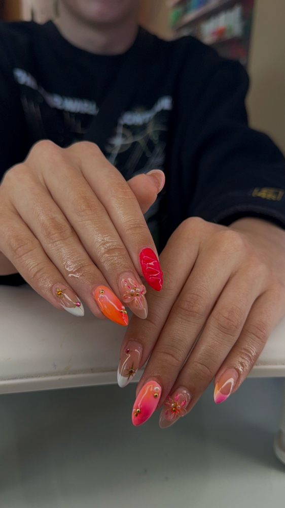 Acrylic Fill at Claws by Connor in Garden City, ID