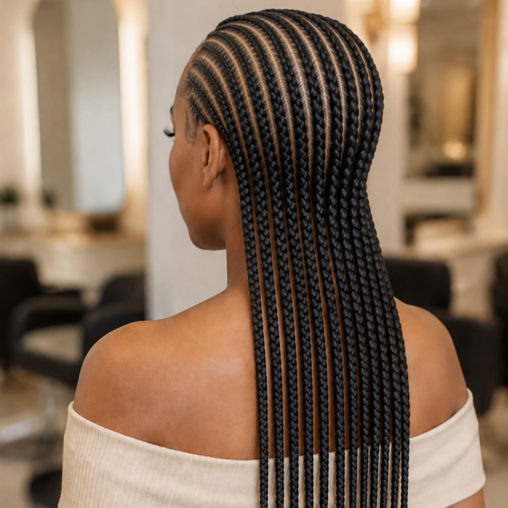 Stitch Braids Infinity at Her Luxe Braiding Bar in Southaven, MS