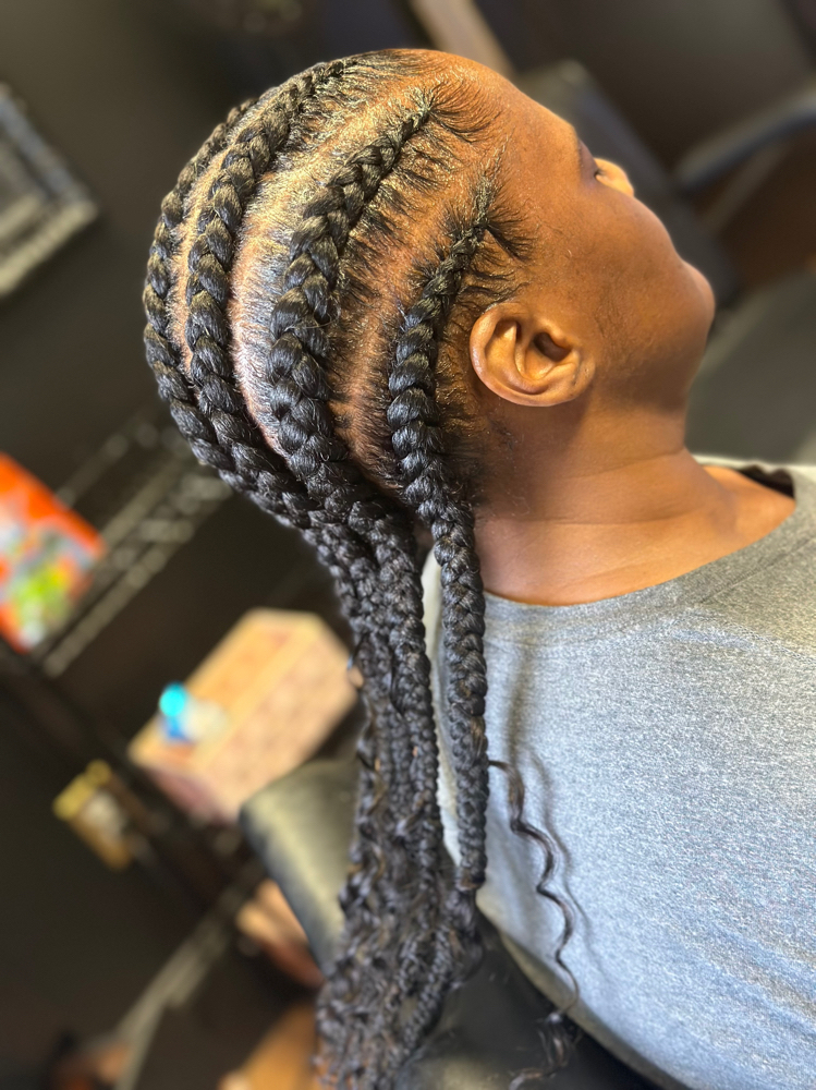 Feed In Braids 5-6