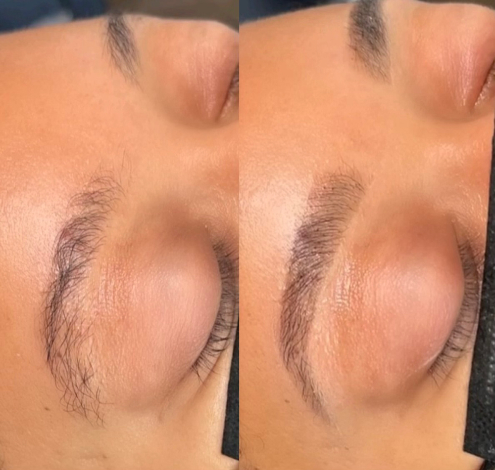 Brow Shaping + Brow Tinting