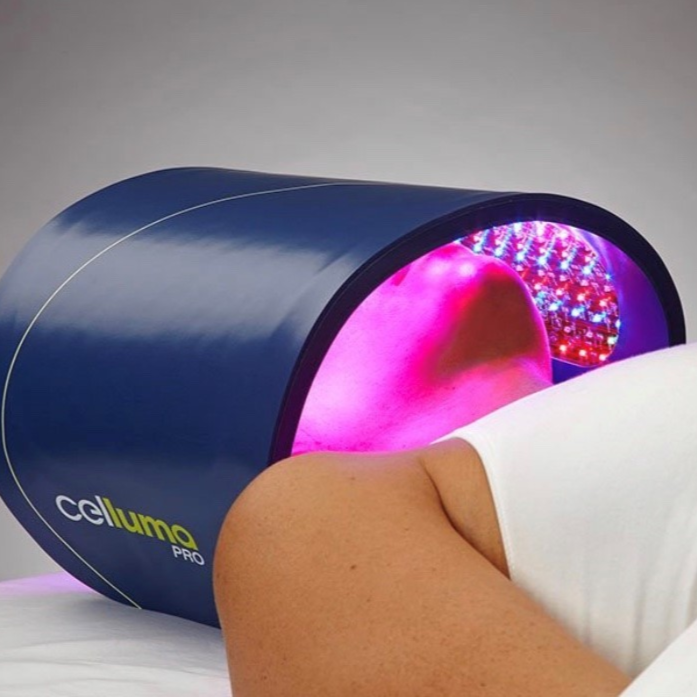 Celluma Pro LED Therapy session at Skin Positive by Liz in Elizabethtown, PA