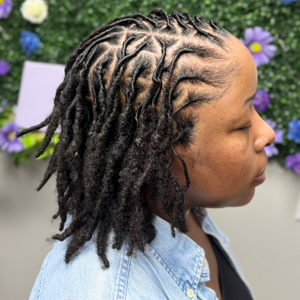 Locs Retwist (Palm Roll) at The Luna Look in Surprise, AZ