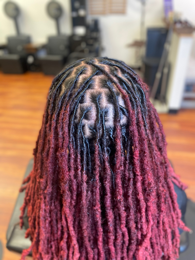 Locs Retwist (Palm Roll)