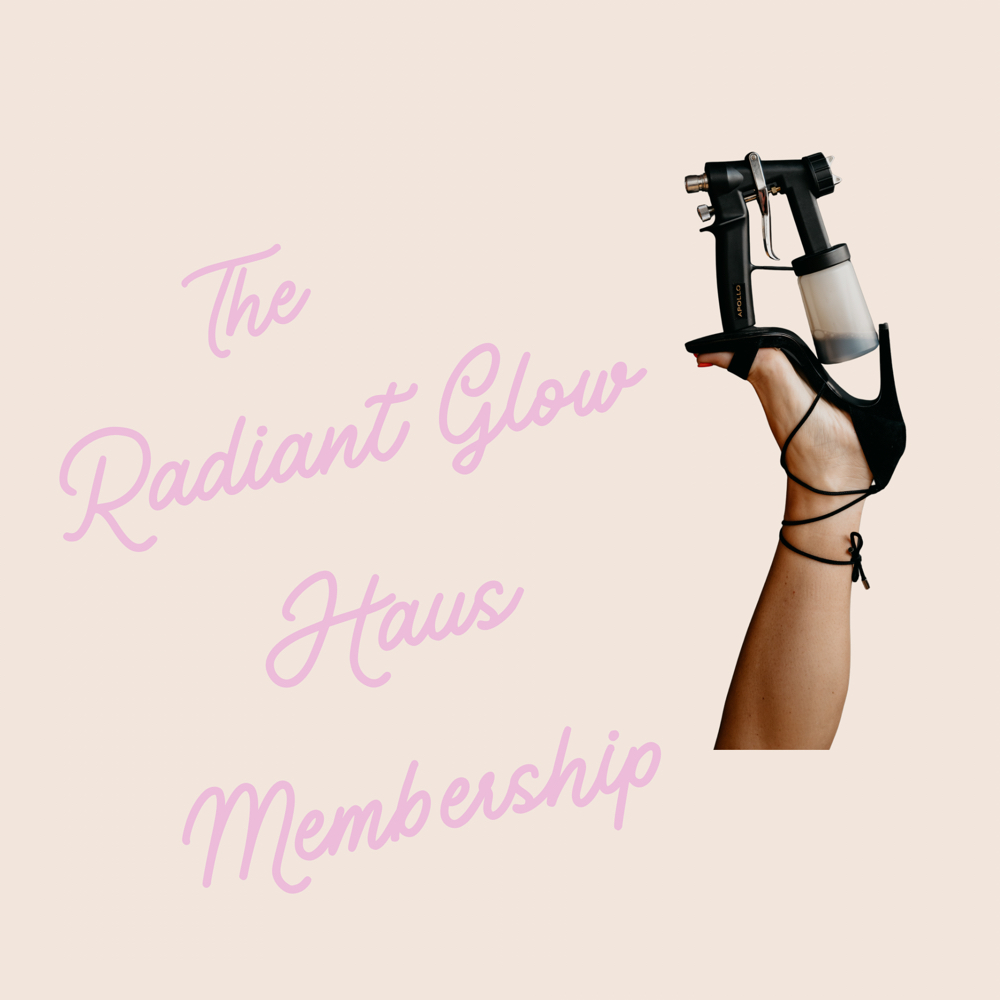 The Radiant Glow Haus Membership at Radiant Road Studio + Mobile Spray Tans in North Liberty, IA