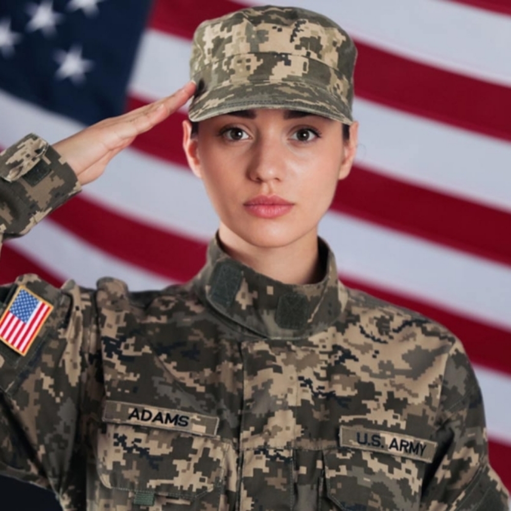 Military Short Nails Full Set