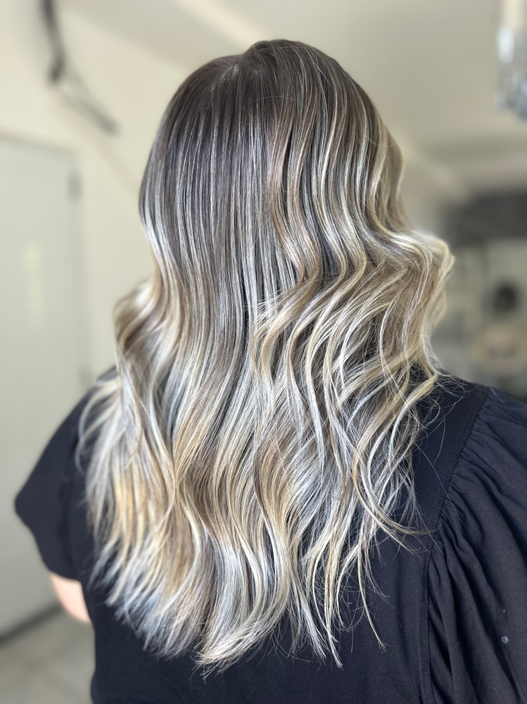Balayage Technique+Roots Smudge (M)