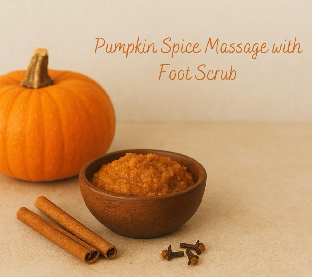 Pumpkin Spice Massage + Foot Scrub