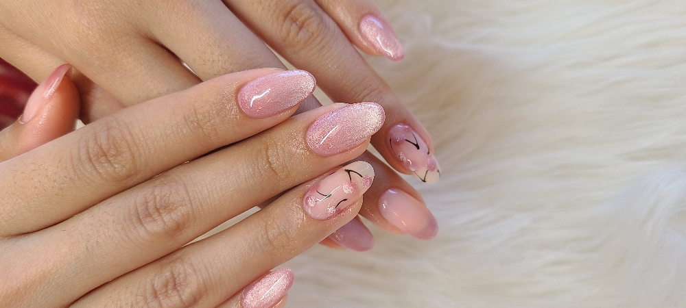 French / Simple Design Gel Manicure