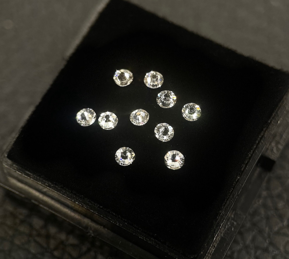 Two Round Swarovski