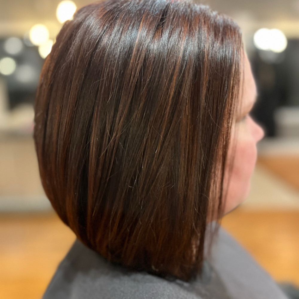 All Over Color Medium Length & Cut at revive by rhiannon klotz in West Bend, WI