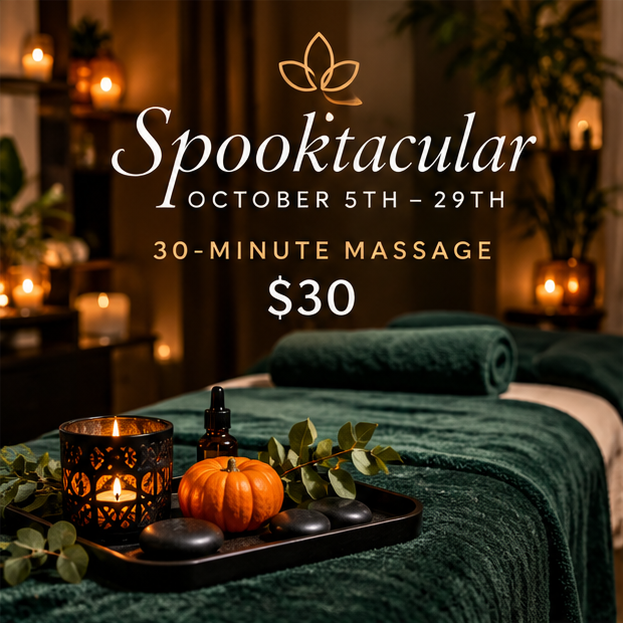 Spooktacular October 5th-29th at Luxe Relief Wellness in Snellville, GA