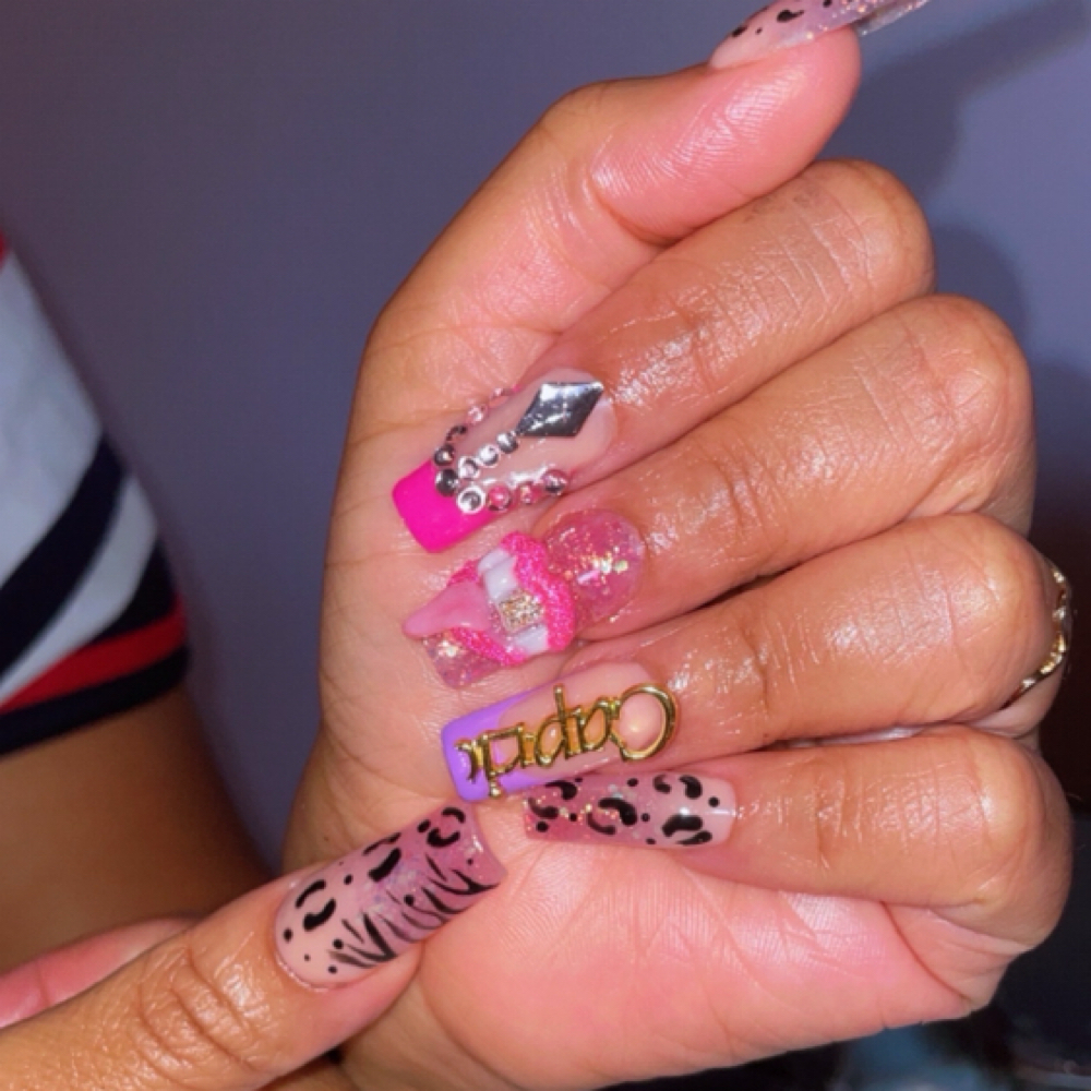 Acrylic Nails at Kairos Meraki “The Hair & Scalp Studio” in Stafford, TX