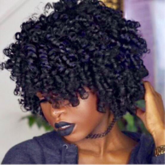 Rod Set On Natural Hair