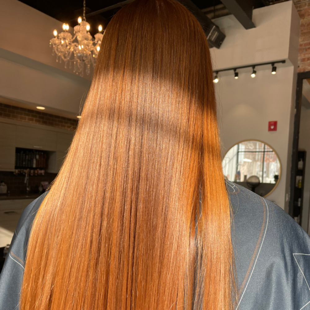 Full Color & Haircut at BLOOM Beauty & Brows in Geneva, IL