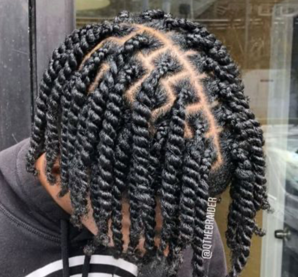 MEN XS TWO STRAND TWISTS