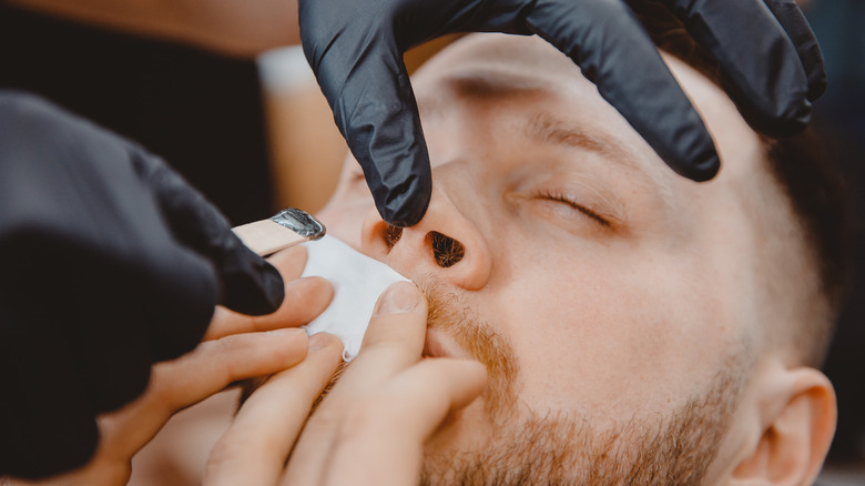 Mens Nose Waxing