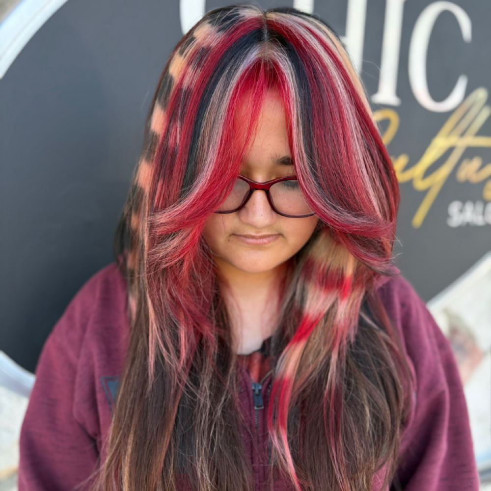 Vivid Color ( Partial ) at Chic Culture Salon in Artesia, CA