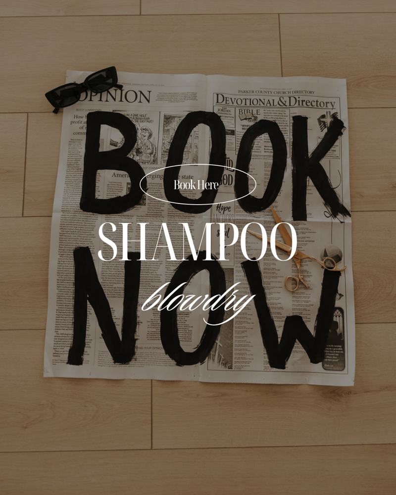 Shampoo/Blowdry at Hali Tate in Weatherford, TX
