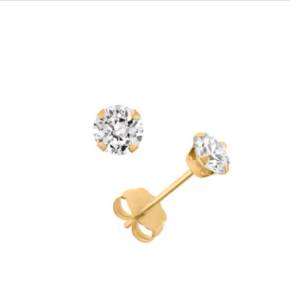 2mm CZ Tiffany 14k Gold at Airbella in Columbus, OH