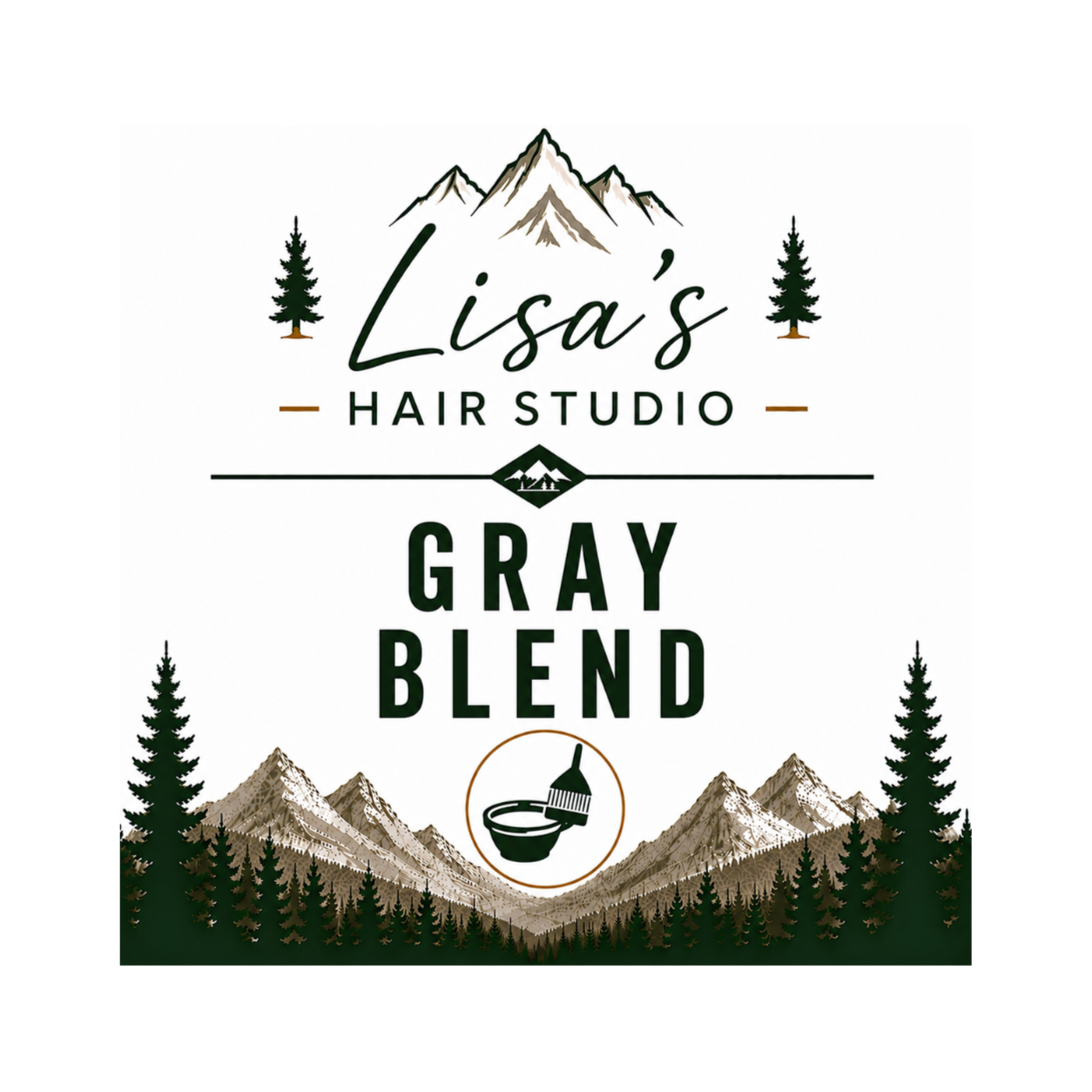 Gray Blend at Lisa’s Hair Studio in Firestone, CO