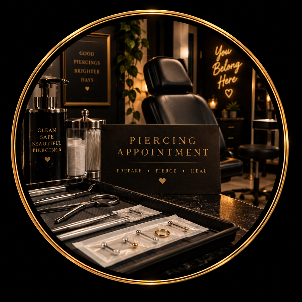 Piercing Appointment at Kissed By A Needle in North Providence, RI