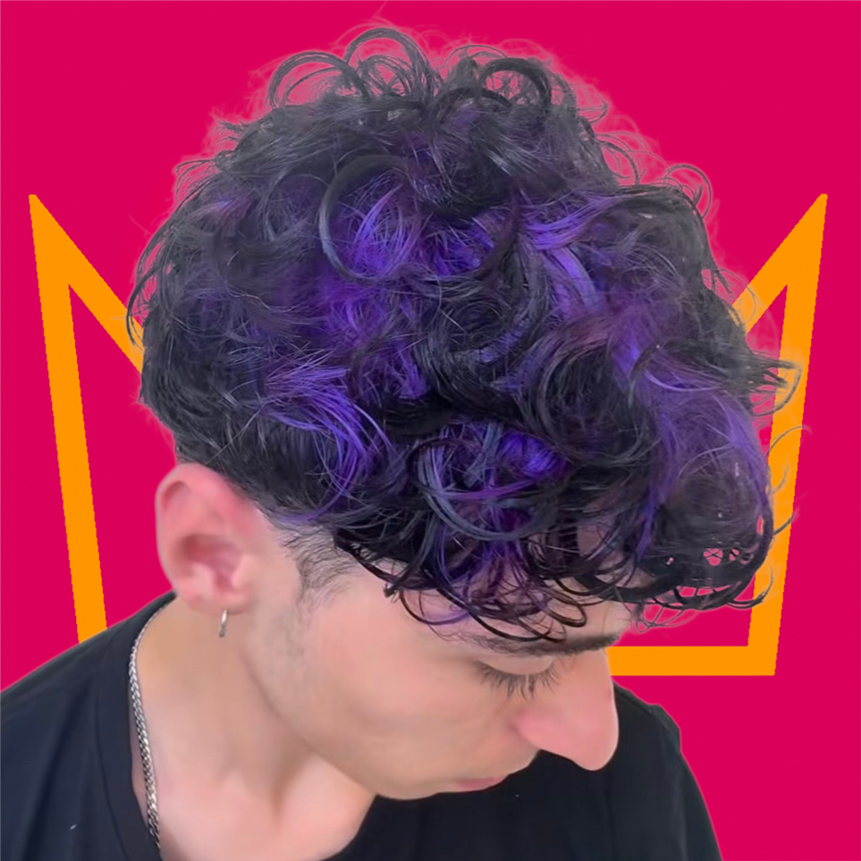 Partial or short hair vivid color at Corey TuT Hair in New York, NY