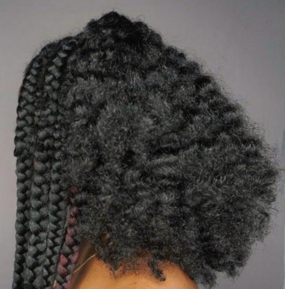 Extensions braids take down