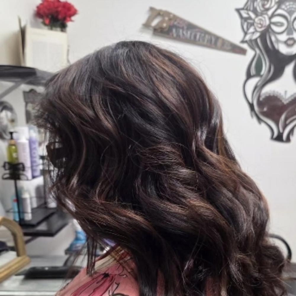 Shampoo , Blow Dry And Style at Hot Rodz Hair Salon in Bakersfield, CA