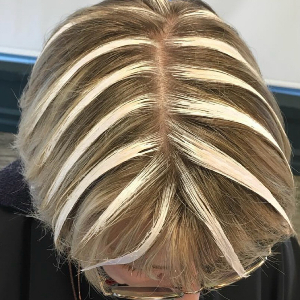 HandPainted+Balayage (short) at Luminous Salon-Brittany Gianotti in Corvallis, OR