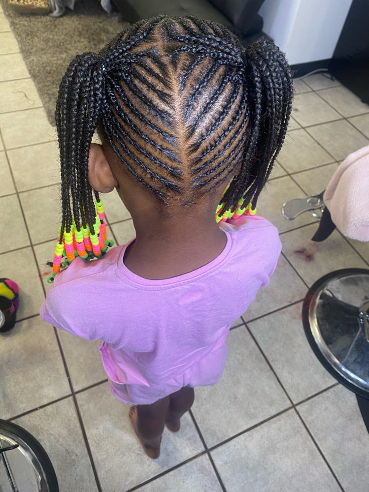 Kids Style Small Braid W Hair