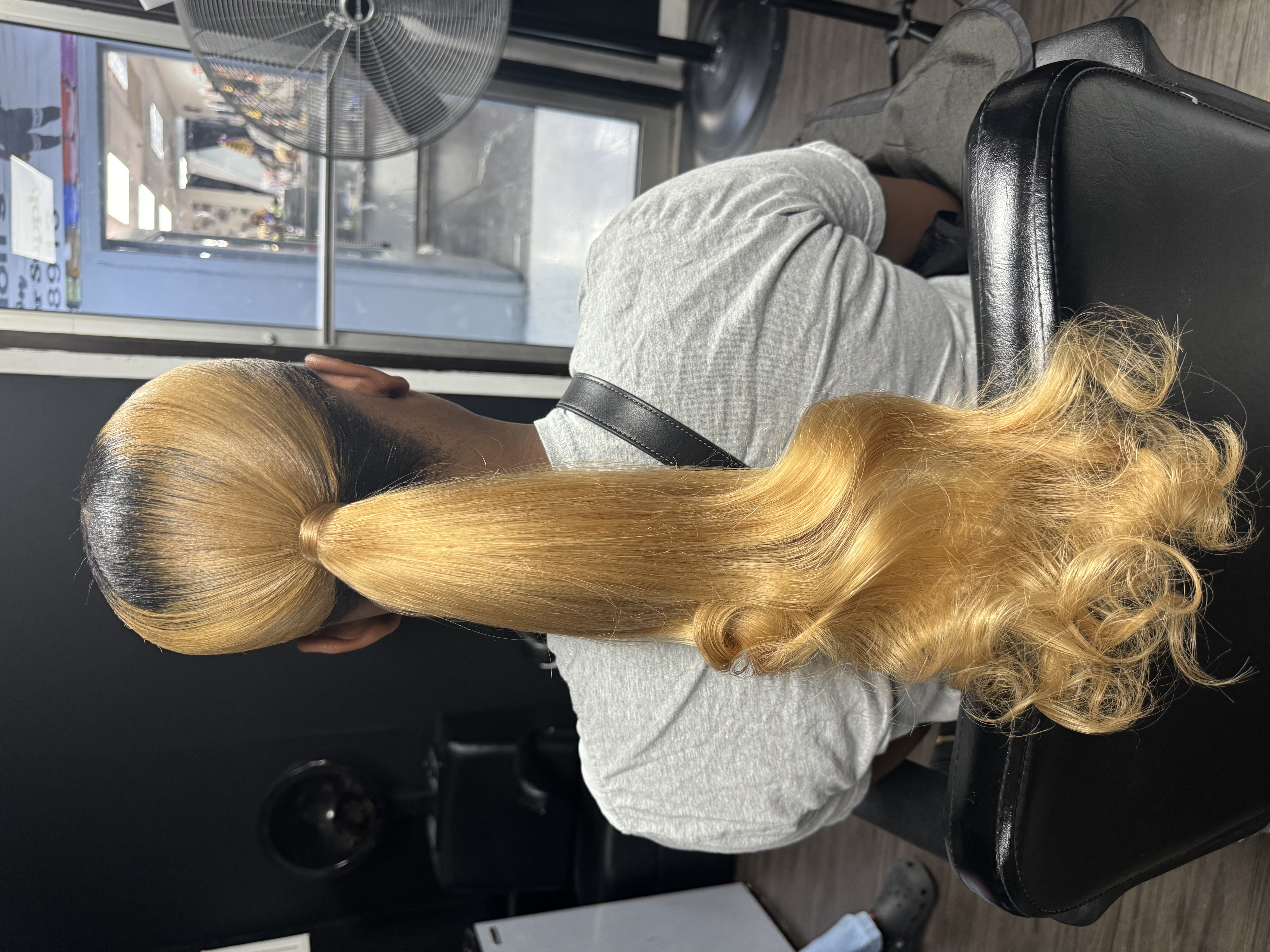 Sleek Low ponytail