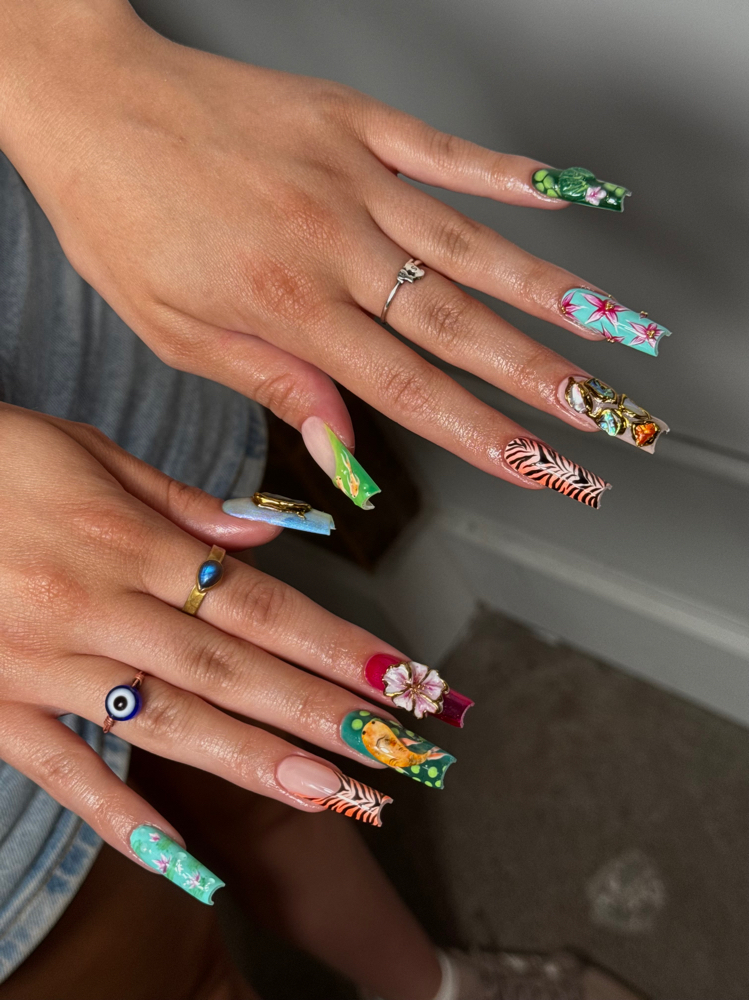 Handpainted Prints at Nija Jones in White Plains, NY