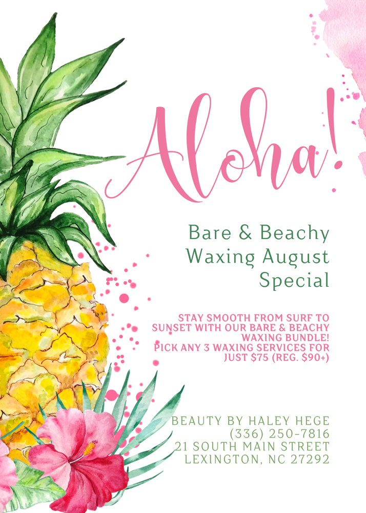 Bare & Beachy Waxing Special
