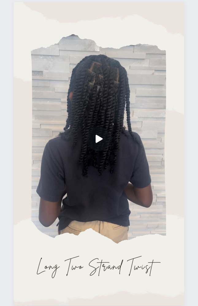 Long Hair Two Strand Twist