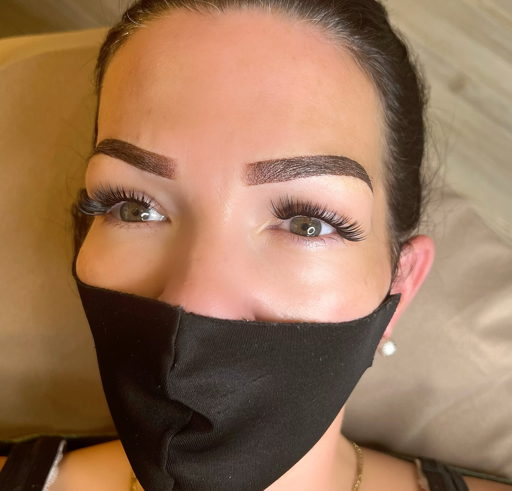 Ombre Brows With a Touch Up at Custom Brows & Glam Studio in Jupiter, FL