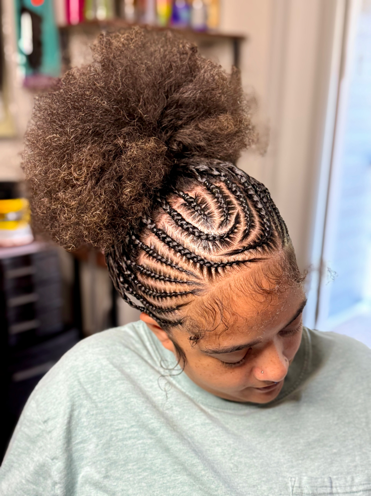 Top Half Braid Design