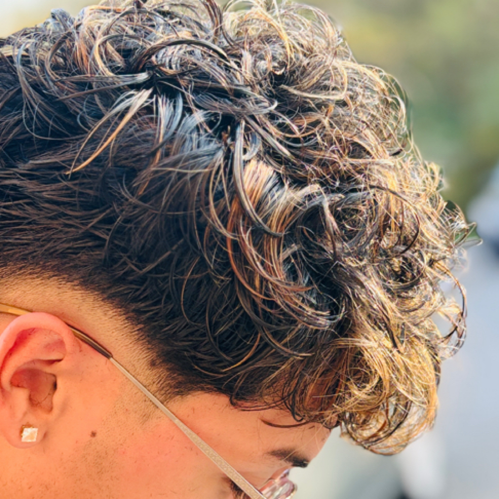 Gentlemen Cut/Style & POP Of Color at Essentially Whole Beauty in Manassas, VA