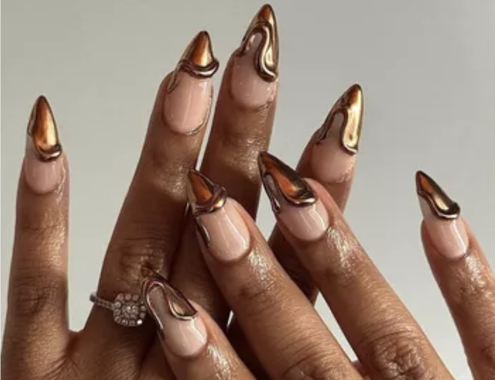 Gel-X To Create Chrome Nails at NLB Artistry in New York, NY