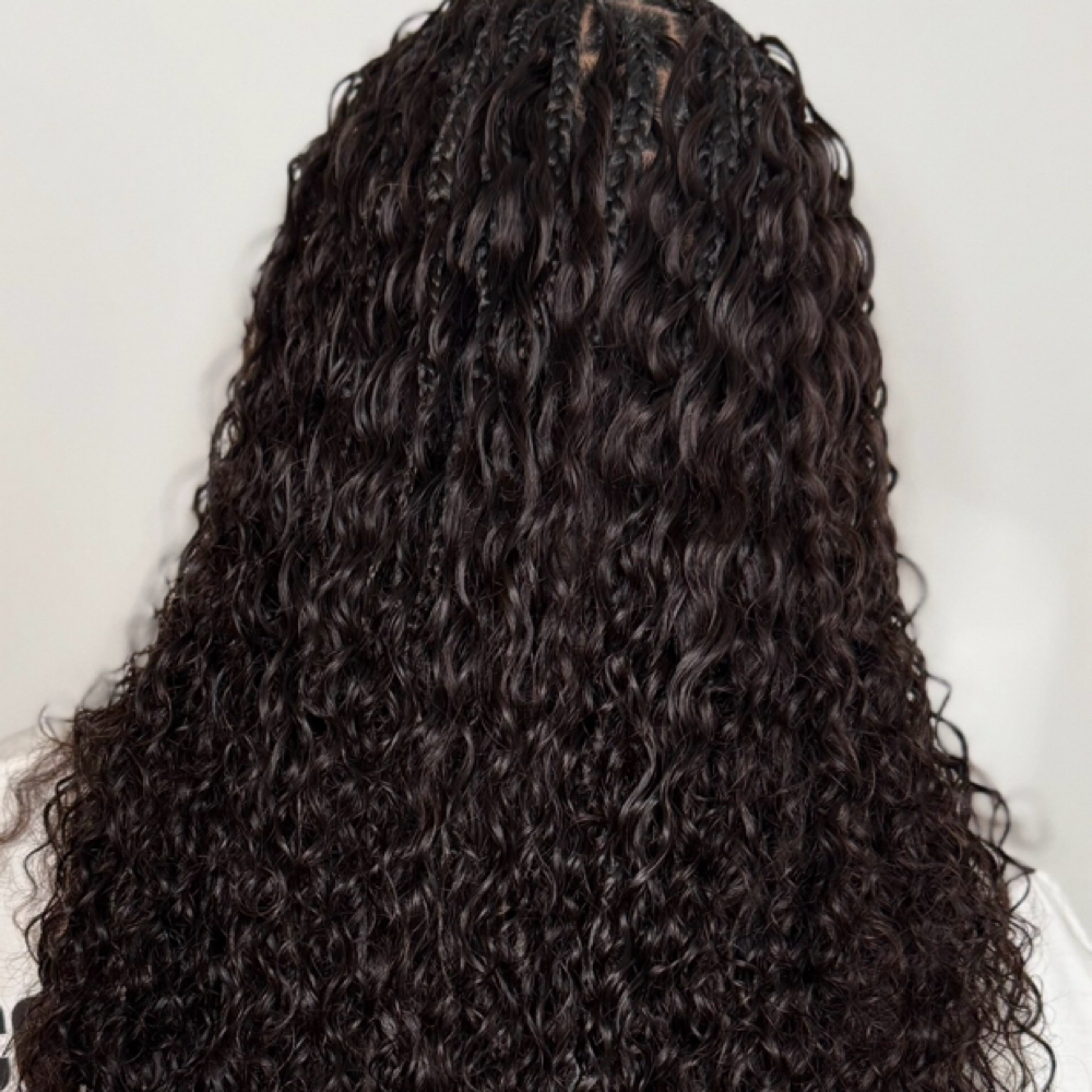 Natural Boho Braids/Miracle Knots at Her Hair Crush in Los Angeles, CA