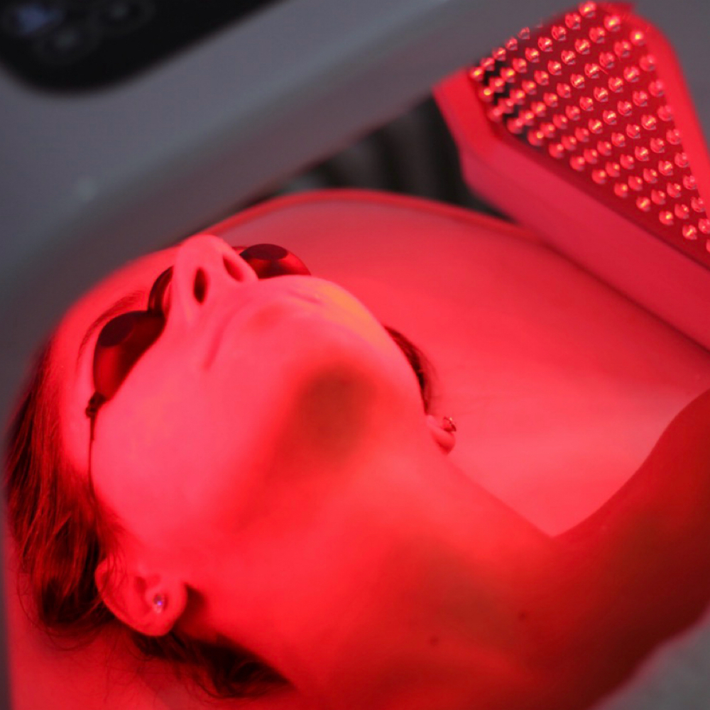 Add On: LED Light Therapy at DolFace Esthetics & Lashes (Located out of The Perch) in Mount Pleasant, MI
