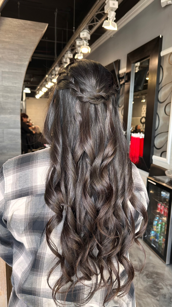Half Up Half Down Style