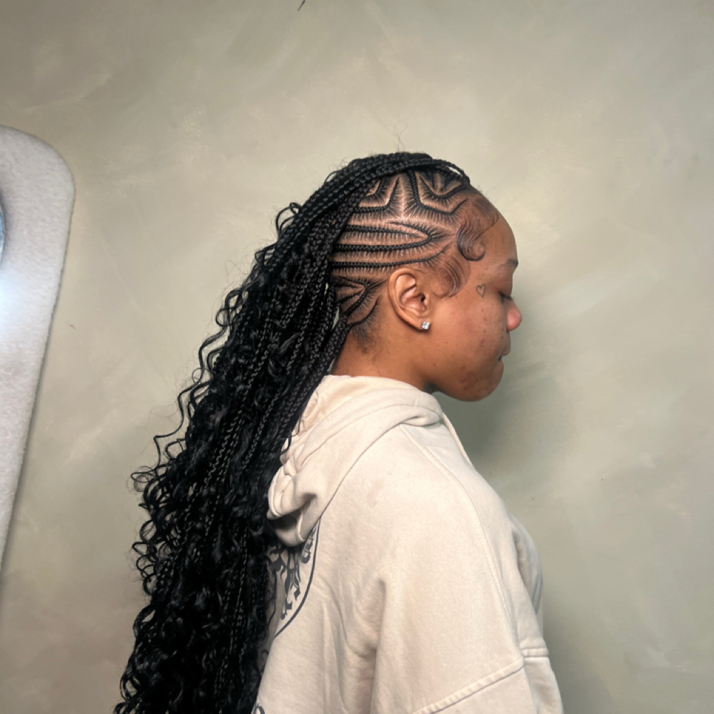 Braided Mohawk at TheHairParlor in Philadelphia, PA