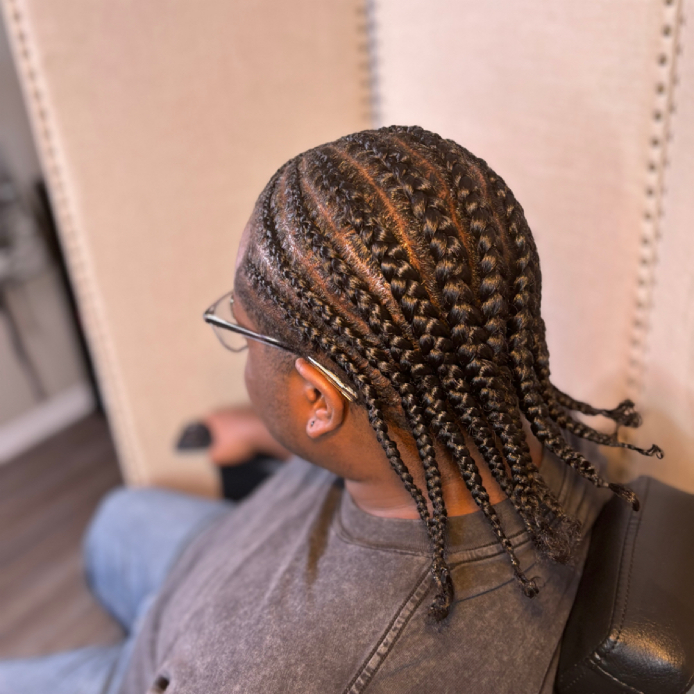 Royal Men's cornrows at KshareeKrowns in murfreesboro, TN