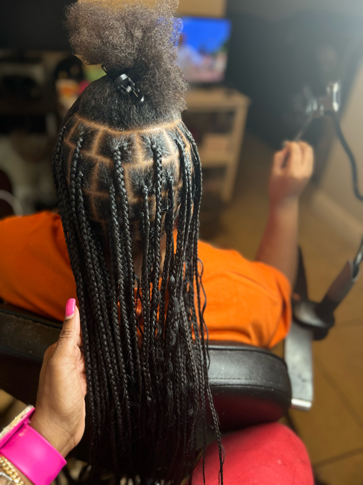 Smedium Knotless Plaits Kids