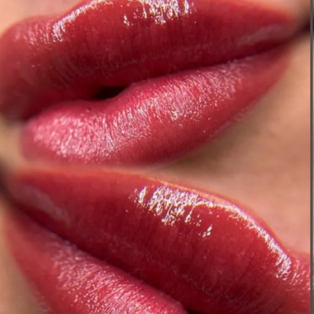 Lip Blushing Correction at INKD Brow Studio in Oklahoma City, OK