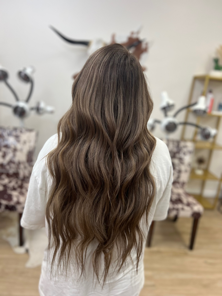 Color on Extensions at Gorgeous by Georgia in Harlan, KY